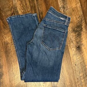 MOTHER Mid The Rise Rider Ankle Jeans